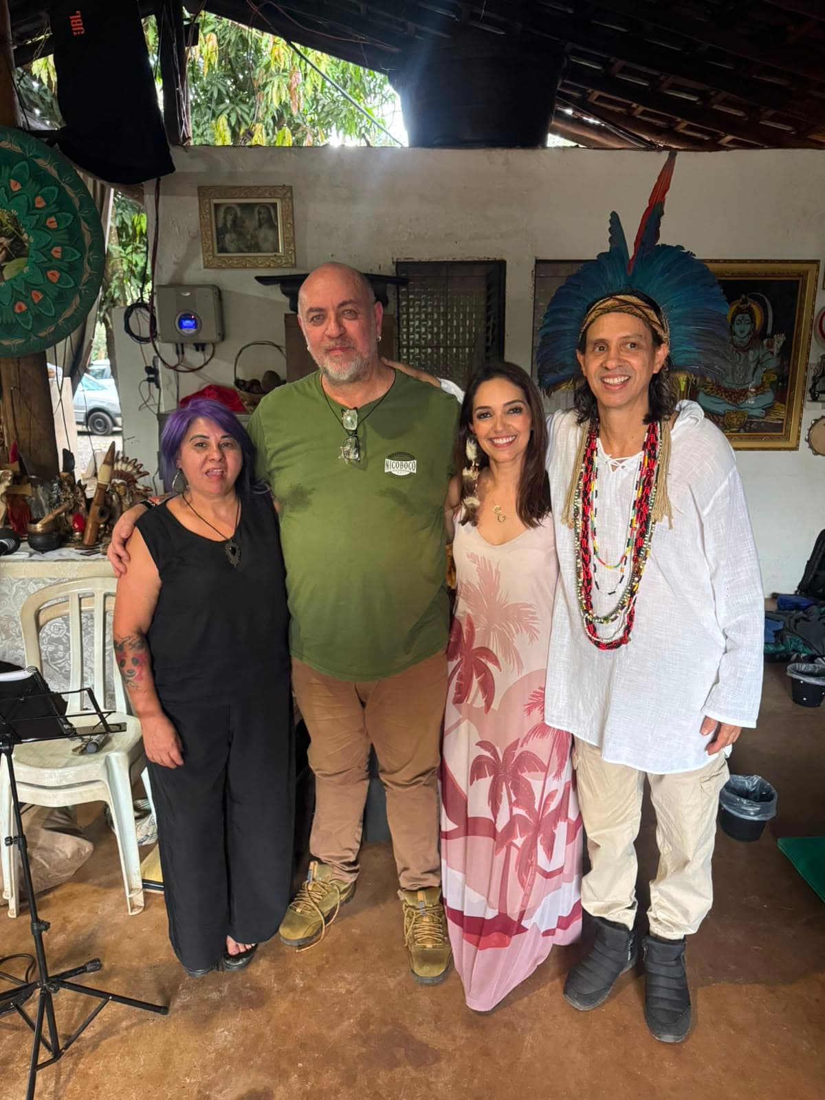 RAMA & SITA — 10 ANOS DE CAMINHO. Uma Década de Amor, Serviço e Consciência. Umbandaime especial de aniversário, com presença e participação ao vivo do cantor e rezador Ramanad Águia Dourada, com o Hinário Caboclo Cobra Coral. — foto 82