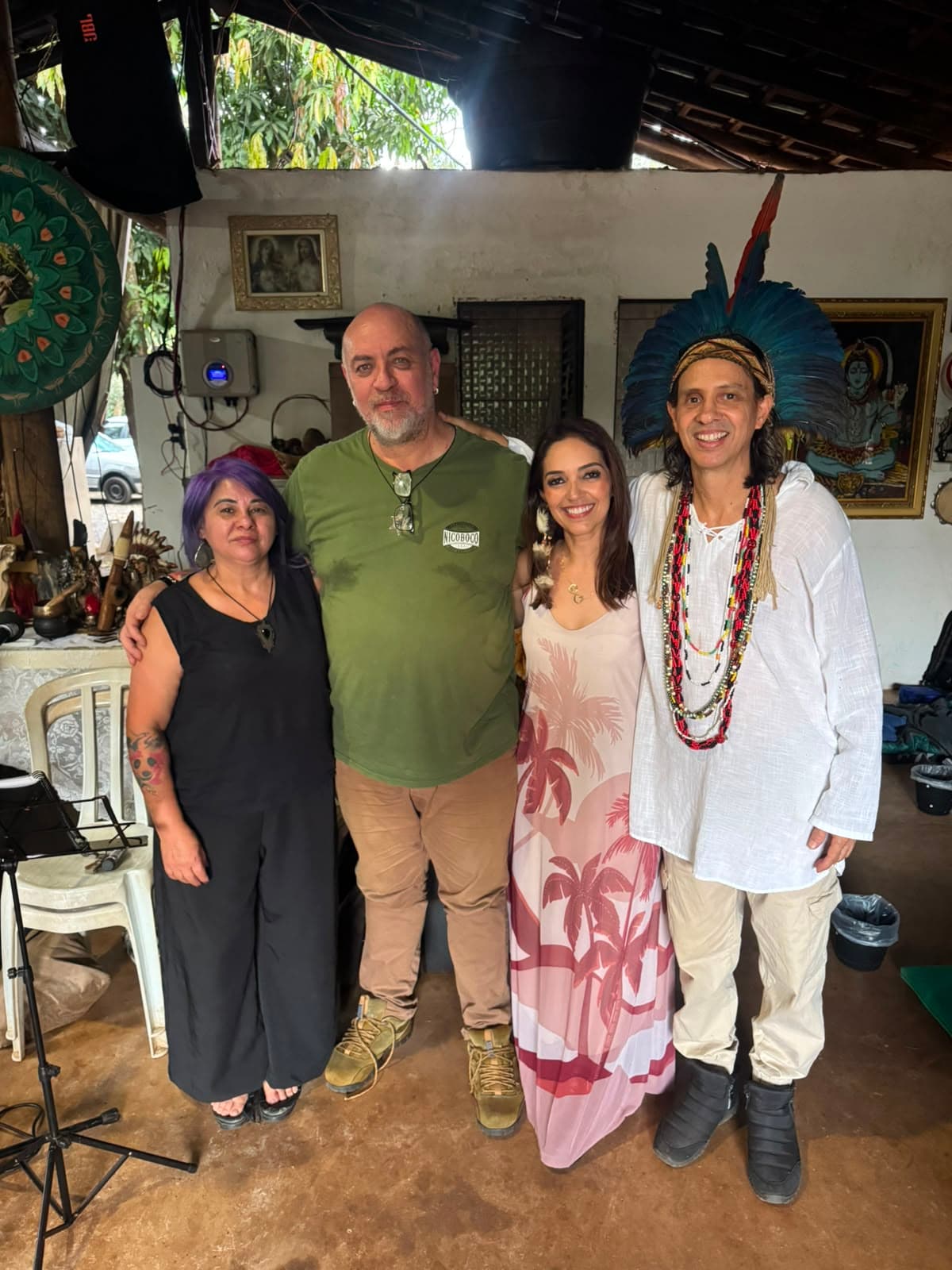 RAMA & SITA — 10 ANOS DE CAMINHO. Uma Década de Amor, Serviço e Consciência. Umbandaime especial de aniversário, com presença e participação ao vivo do cantor e rezador Ramanad Águia Dourada, com o Hinário Caboclo Cobra Coral. — foto 44