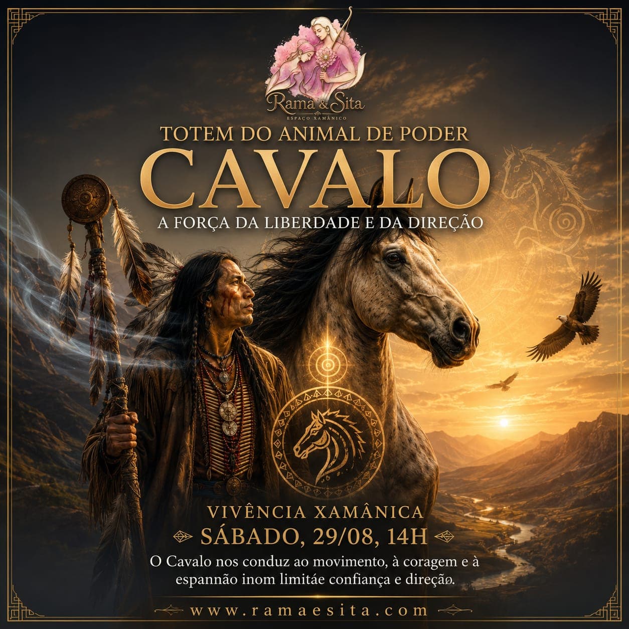Capa: TOTEM DO ANIMAL DE PODER — CAVALO — A Força da Liberdade e da Direção