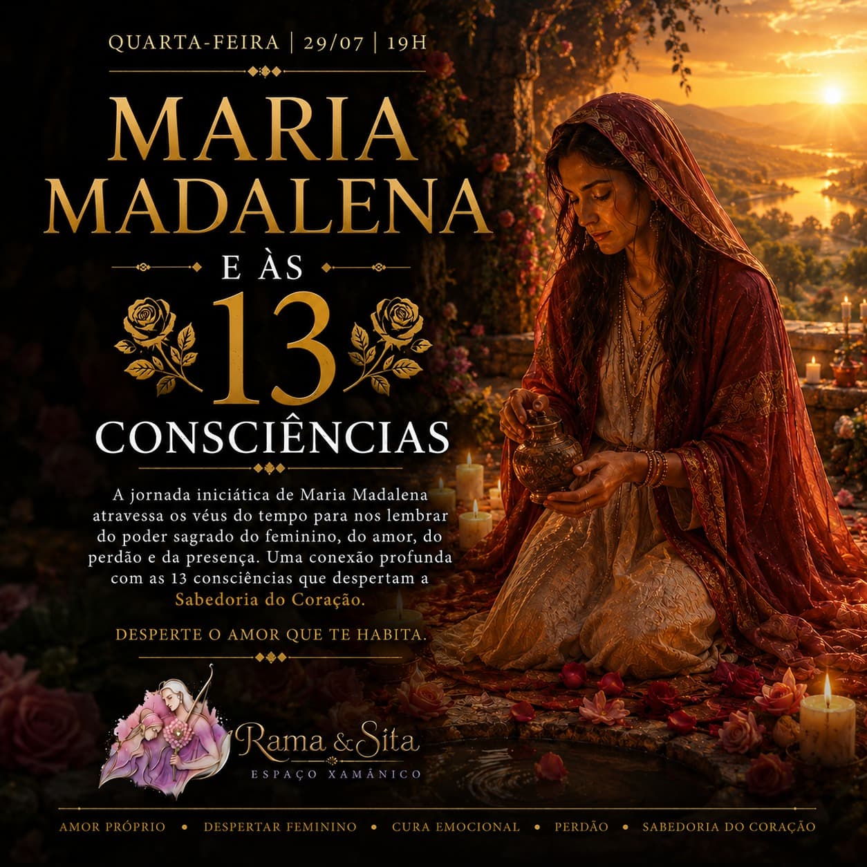 Capa: Maria Madalena e as 13 Consciências