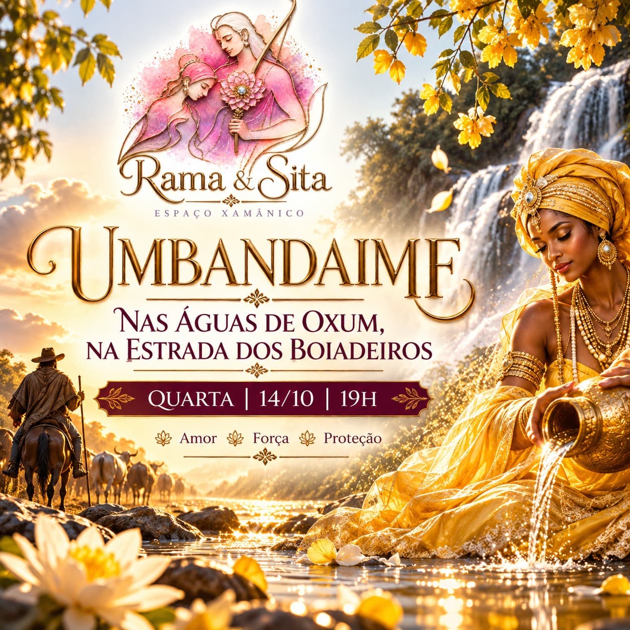 Flyer de Umbandaime, 14 de outubro de 2026